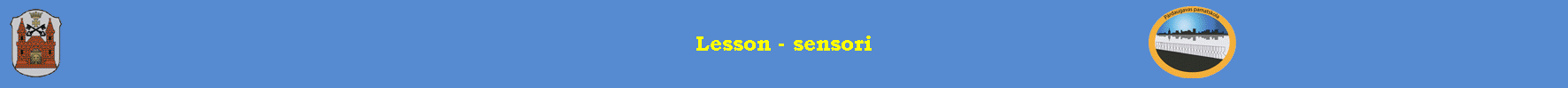 Lesson - sensori