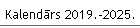 Kalendārs 2019.-2025.