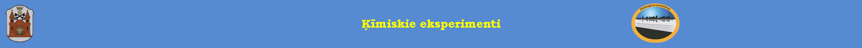 Ķīmiskie eksperimenti