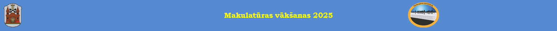 Makulatūras vākšanas 2025