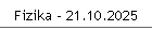Fizika - 21.10.2025