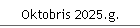 Oktobris 2025.g.